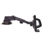 TEQ TEQ-220 Universal Car Holder - Durable & Non-Slip Design (Extendable) Grey/Black for 3-5 Inch Smartphones - Side View