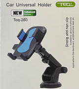 TEQ TEQ -260 Car Universal Holder Strong & non Slip (Extendable) Blue/Black - Side View