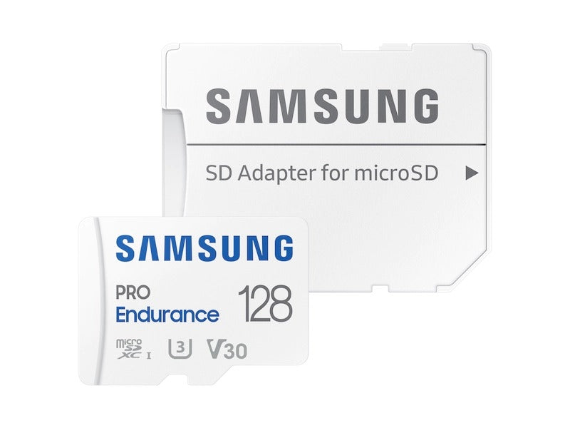 SAMSUNG 128GB PRO Endurance microSDXC Card with Adapter MB-MJ128KA for Surveillance and Dash Cam Use