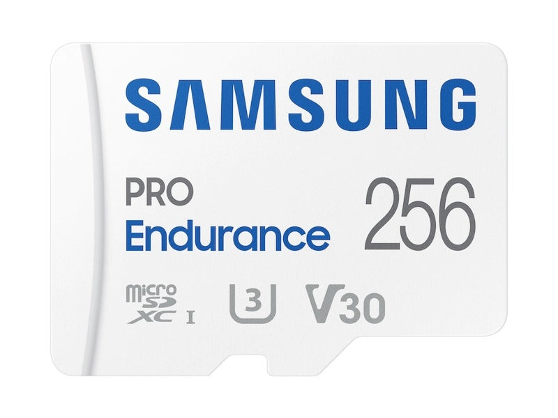 SAMSUNG 256GB PRO Endurance microSDXC Card with Adapter - Ideal for Surveillance and Always-On Devices