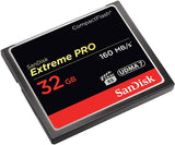 SanDisk Extreme Pro CFXP 32GB CompactFlash 160MB/s (SDCFXPS-032G) - Front View