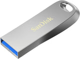 SANDISK SDCZ74-512G-G46 512G  ULTRA LUXE PEN DRIVE 150MB USB 3.0 METAL - Front View