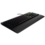 Logitech G213 Prodigy RGB Gaming Keyboard (920-008096) - Top-Down View