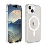 Shockproof Clear MagSafe Case for iPhone 15 - Ultimake - Front View