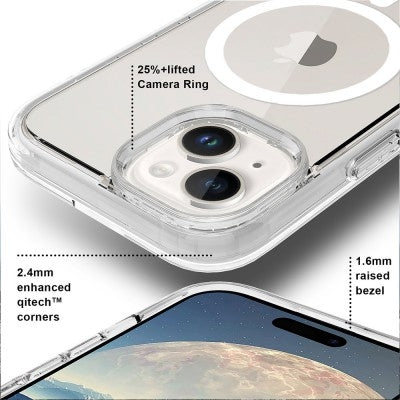 Shockproof Clear MagSafe Case for iPhone 15 - Ultimake