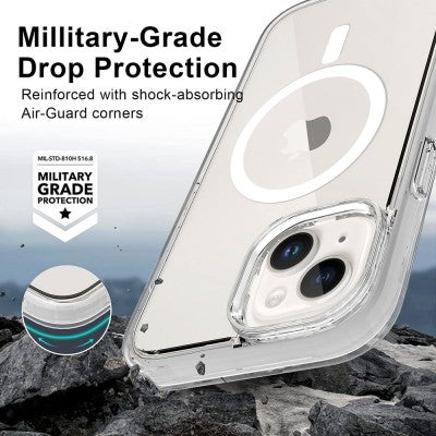 Shockproof Clear MagSafe Case for iPhone 15 - Ultimake
