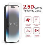 Ultra-Durable 9H Tempered Glass Screen Shield for iPhone 15 / 15 Pro