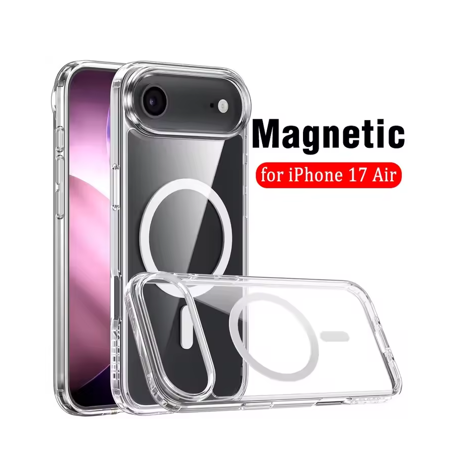 UTIA Ultimake Shockproof Transparent Case Cover With Magnetic Ring for iPhone 17 Air