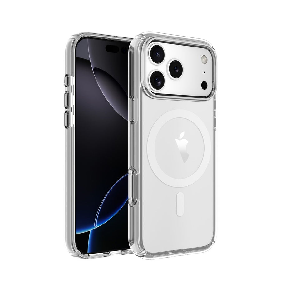 UTIA Ultimake Shockproof Transparent Case Cover With Magnetic Ring for iPhone 17 Pro Max