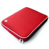 12 to 14 inch Laptop Bag Sleeve Case (red) - 45-Degree Angle