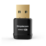 Simplecom NW601 AC600 Mini WiFi Dual Band Wireless USB Adapter - Side View