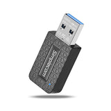 Simplecom NW608v2 WiFi 5 AC1300 Dual-Band USB 3.0 Wireless Adapter - Side View