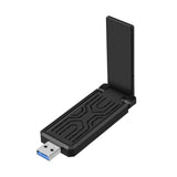 Simplecom NW812 AX1800 Dual Band WiFi 6 USB Adapter with Foldable Antenna - Front View