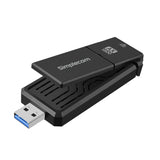 Simplecom NW812 AX1800 Dual Band WiFi 6 USB Adapter with Foldable Antenna - Top-Down View