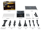 Seasonic Core GX-750 ATX3 80 Plus Gold Full Modular 750W PSU (SRP-CGX751-A5A32SF) - 45-Degree Angle