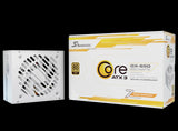 Seasonic CORE GX-650 White ATX 3.1 650W (SRP-CGX651-A5A32SF-WHITE) - Rear View