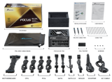 Seasonic FOCUS GX-750 ATX 3.0 750W Gold PSU (SSR-750FX3) - Low Angle