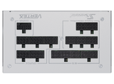 Seasonic VERTEX GX-1200 White 1200W Fully Modular ATX 3.0 Gold Power Supply Unit - Rear View