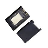 Simplecom SA101 mSATA to 7mm 2.5 SATA Converter Enclosure Aluminium - Front View