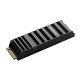 Simplecom SA110 M.2 SSD Aluminum Heatsink with Thermal Silicone Pads for PC and PS5 - Side View