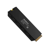 Simplecom SA110 M.2 SSD Aluminum Heatsink with Thermal Silicone Pads for PC and PS5 - Top-Down View