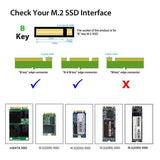 Simplecom SA207 mSATA + M.2 (NGFF) to SATA 2 In 1 Combo Adapter - 45-Degree Angle
