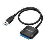 Simplecom SA236 USB 3.0 to SATA Adapter Cable Converter with Power Supply for 2.5