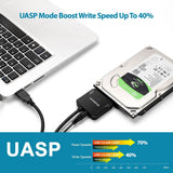 Simplecom SA236 USB 3.0 to SATA Adapter Cable Converter with Power Supply for 2.5 & 3.5 HDD SSD
