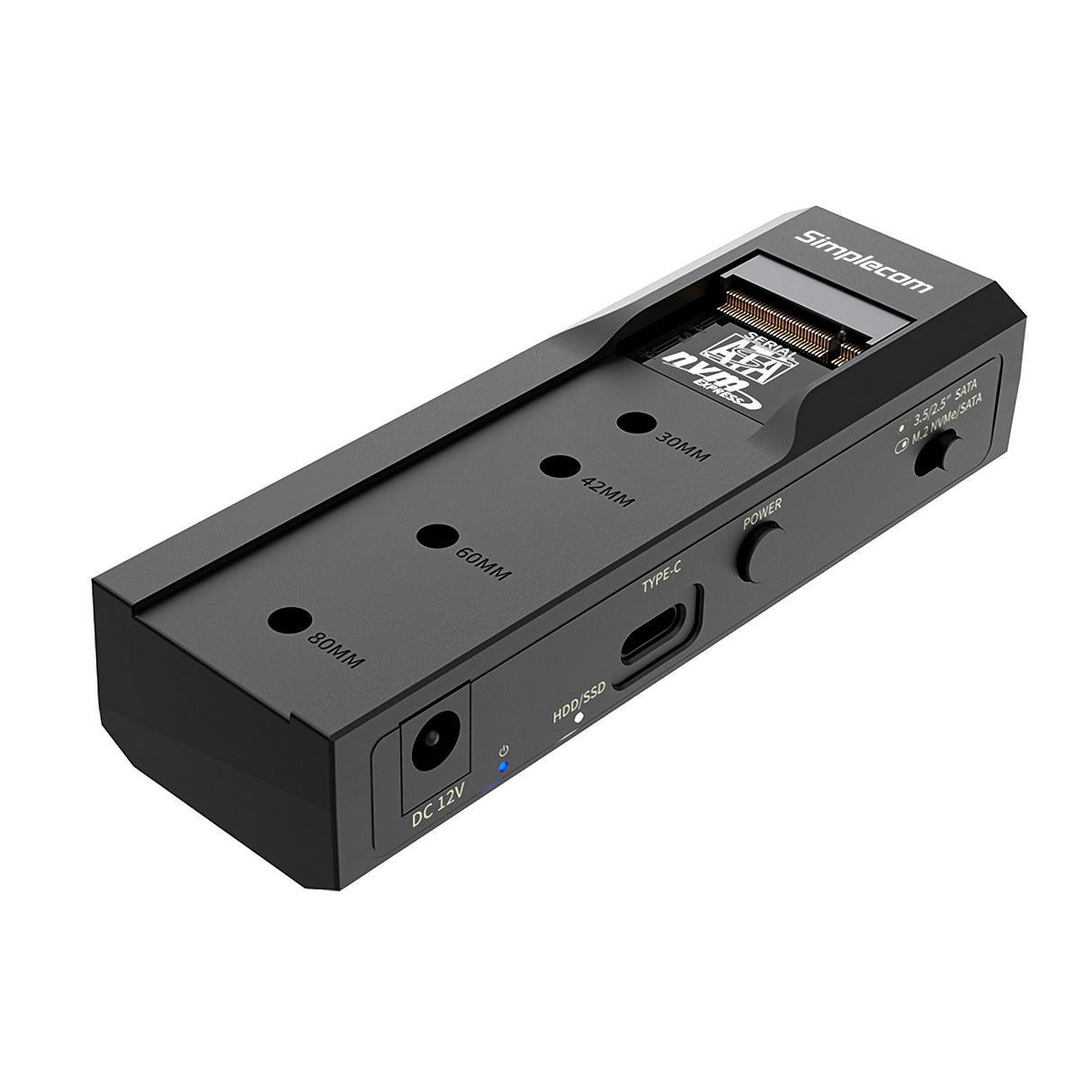 Dual-Mode USB 3.2 Gen 2 Adapter for NVMe/SATA M.2 SSD & 2.5"/3.5" HDD with Power Supply