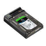 Simplecom SD570 NVMe M.2 + SATA HDD and SSD Dual Bay Docking Station USB 3.2 Gen 2 10Gbps Offline Clone - Side View