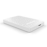 Simplecom SE101 Compact Tool-Free 2.5'' SATA to USB 3.0 HDD/SSD Enclosure White - Front View