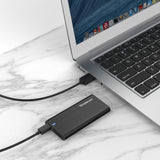 Simplecom SE502C SATA M.2 SSD to USB-C Enclosure USB 3.2 Gen1 5Gbps - 45-Degree Angle