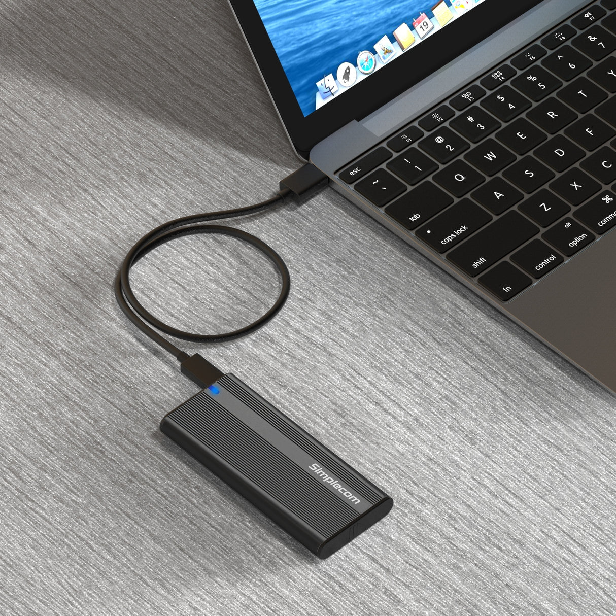 Simplecom SE505 USB-C NVMe M.2 SSD Enclosure with 10Gbps Speed