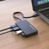 Simplecom CH350 SuperSpeed USB-C to 4-Port USB-A Hub USB 3.2 Gen1 - 45-Degree Angle