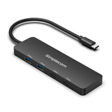 Simplecom CH392 USB 3.2 Gen2 USB-C 4-Port 10Gbps Hub (2x USB-A and 2x USB-C) - Front View
