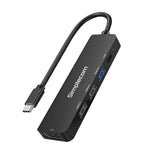 Simplecom CHT550 USB-C 5-in-1 Multiport Docking Station with USB Hub PD HDMI 2.0 - Front View