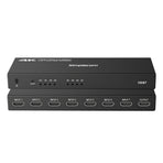 Simplecom CM317 7-Port HDMI 2.0 Switch with Remote 7 IN 1 OUT Splitter HDCP 2.2 4K@60Hz, Remote Control