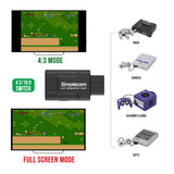 Simplecom CM461v2 HDMI Adapter Composite AV and S-Video to HDMI Converter for Nintendo NGC N64 SNES SFC - Top-Down View