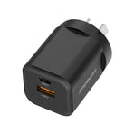 Simplecom CU235 Dual Port PD 35W Fast Wall Charger USB-C + USB-A for Phone Tablet