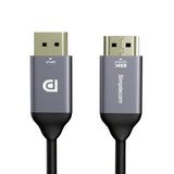 Simplecom DA218 Active DisplayPort 1.4 to HDMI 2.1 Cable 1.8M HDR 8K@60Hz - Front View