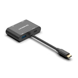 Simplecom DA440 4-in-1 USB-C Multiport Adapter with Power Delivery USB 3.0 VGA HDMI - Side View