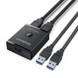 Simplecom KM125 Bi-Directional 2-Way USB 3.0 Switch 1 In 2 Out (2 In 1 Out) 5Gbps - Side View