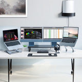 Simplecom KM590 2-Port USB-C Dual 4K HDMI Monitor KVM Switch and Docking Station with Network Sharing - 45-Degree Angle