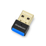 Simplecom NB600 USB Bluetooth 6.0 Adapter Wireless Dongle - Top-Down View