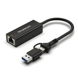 Simplecom NU315C SuperSpeed USB-C and USB-A to Gigabit Ethernet Adapter