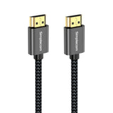 Simplecom SBT002 Ultra High Speed HDMI 2.1 Cable Nylon Braided 48Gbps 8K@60Hz - Front View