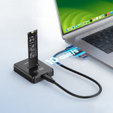 Simplecom SD511 M.2 SSD Docking Station NVMe and SATA Dual Protocol USB 3.2 Gen 2 10Gbps - 45-Degree Angle