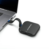 Simplecom SE523 Magnetic M.2 2230 NVMe SSD to USB-C Enclosure 10Gbps 100W PD Charging - Rear View