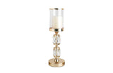Abode Crystal Candle Holder – Gold - Medium