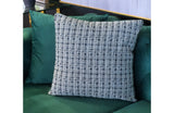 Woven Texture Designer Cushion - Front View
